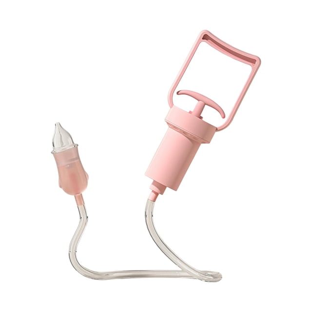 Dispositivo De Succión Nasal Fuerte Succión Manual Bebé Nariz Lechón Para Niño Bebé Rosa
