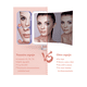 thumbnail image 2 of espejo de maquillaje de vanidad con luz recargable Color Morado, 2 of 4