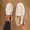 Beige, variant on Flat Loafers for Womens, Closed Toe Soft Sole Lightweight Casual Outdoor Wakling Slippers Blue 6.5