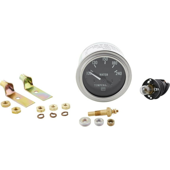 Stewart Warner Deluxe 2-1/16 Inch Water Temp Gauge Kit