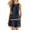 Navy, variant on Linen Cotton Two Piece Short Set For Women Pocket Coffee Run Casual Summer Comfortable Pull On Easy Care Boho Lounge Outdoor Streetwear Lightweight