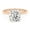 10K Rose Gold, variant on Solitaire Engagement Rings For Women, 2.10 Carat (ctw) Round Lab Created Moissanite Promise Ring For Her In 14k Rose Gold Over Sterling Silver | VVS1 Quality Ring Size-10