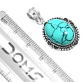 thumbnail image 2 of Turquoise Pendant 925 Sterling Silver Handmade Jewelry, 2 of 4