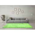 thumbnail image 3 of Ahgly Company Indoor Square Abstract Green Modern Area Rugs, 3' Square, 3 of 4