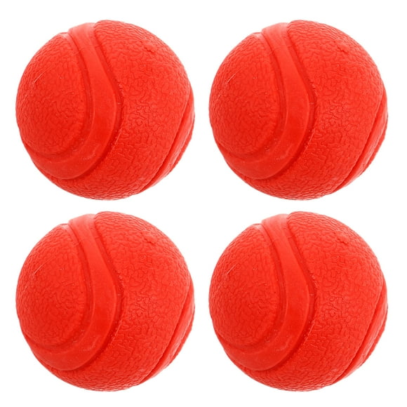 KAKOWELY 4pcs Rubber Ball Dog Toy 5 cm Fetch Ball Rubber Bouncy Dog Toy Balls Dog Teething Toys Molar Toys for Puppy Small Medium Dogs,1.97X"X1.97"X1.97"