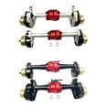 thumbnail image 3 of Baohd 2pcs Alloy CR18P Portal Axles For Hobby Plus 1/18 CR18P Rock Van Trail Boost Performance Silver 1Set, 3 of 6