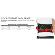 Men's Tommie Copper Comfort Back Brace, Black Size S/M