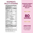 thumbnail image 2 of Nature's Bounty Women's Multivitamin Optimal Solutions, Multivitamin Gummies for Immune Support, Cellular Energy Support, Bone Health, Raspberry Flavor, 80 Gummies, 2 of 3