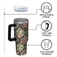 thumbnail image 4 of OBREWU Pioneer Flower Tumbler with Handle and Lid,40oz Pioneer Flower Double Wall Vacuum Insulated Tumbler,Pioneer Flower Cups Gift for Women and Men, 4 of 7