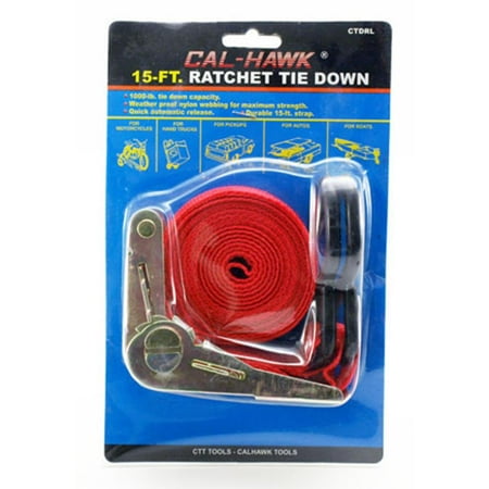 

Cal Hawk Tools 15 x 1 Ratchet Tie Down
