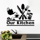 thumbnail image 4 of Calcomanía de pared, nuestras letras de cocina, calcomanía de pared para bricolaje, calcomanía de pared personalizada para la perfección, 4 of 12