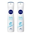 thumbnail image 2 of NIVEA Fresh Natural deodorant spray for women, 48h long-lasting freshness, 150 ml each, 6-pack, 2 of 4