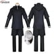 thumbnail image 1 of Anime japonés Tokyo Ghoul Cosplay Kaneki Ken Cosplay disfraz chaqueta con capucha pantalones cortos conjunto completo trajes hombres uniformes máscaras, 1 of 5