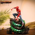 thumbnail image 2 of Figura de Marvel de Spiderman, Ps4, juguete de juego, estatua, escena, Spiderman, coleccionistas, edición Pvc, modelo coleccionable, regalo de decoración para kidsToy Gong Bohan LED, 2 of 2