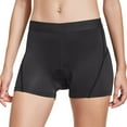thumbnail image 3 of Hrsba Biker Shorts, Women's Solid Color High Waisted 3 Length Shorts with Silicone Pad for Cycling Yoga and Outdoor Workout, 3 of 5