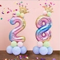 thumbnail image 3 of Large Size Balloon Set Children's Balloon for First Birthday Party Aluminum Foil Balloon Set, 3 of 5