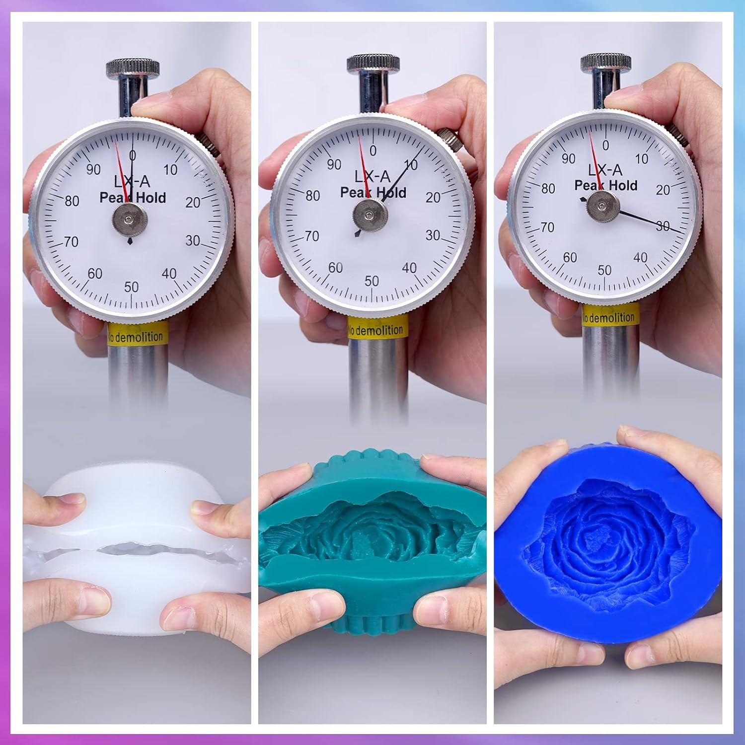 LET'S RESIN Silicone Mold Making Kit 0A, Extra Soft & Elastic Molding Silicone 70.5oz, Liquid Silicone for Mold Making Platinum Cure, Ideal for 3D Silicone Molds, Candle Molds, Soap Molds, Resin Mold