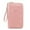 pink, variant on RFID Blocking Passport Holder Travel Wallet, Slim Zipper Card Case with ID Window, Boarding Pass Slot & Credit Card Organizer for Men and Women
