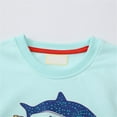 thumbnail image 6 of Gubotare Toddler Boy Sweatshirt Boys Long Sleeve Tees Shirts Girls Tops Kids Tshirts Size 4T 5T (Light Blue,4-5 Years), 6 of 7