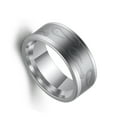 thumbnail image 3 of Anillo de acero inoxidable Unisex patrón de anzuelo superficie Irregular joyería de pesca regalos decoración de la boda del Día del Padre Ropa, zapatos y accesorios Miscelánea color acero seis Minnieouse  AP014749-01, 3 of 6