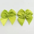 thumbnail image 3 of Nvzi 200pcs Mini Satin Ribbon Bows Flowers 1" x3/4" Appliques DIY Craft Green Color, 3 of 4