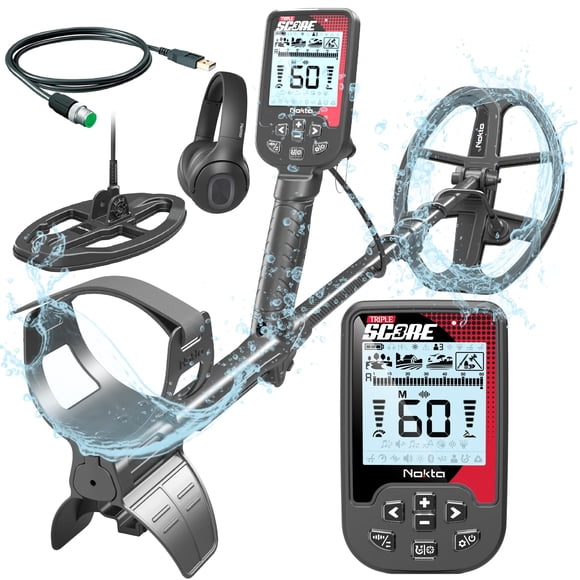 Detector de metales NOKTA Triple Score PRO Pack impermeable