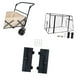 thumbnail image 1 of Asa de carrito plegable Asa de carro plegable Carro de empuje y tracción Cubierta de lluvia Conector de acero desmontable Adecuado para acampar Almace, 1 of 9