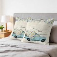 thumbnail image 6 of Pillow Covers 20x20 Set of 2, Spring Daisy Square Throw Pillow Covers for Couch/Sofa/Living Room, White Flowers Blue Country Car Rustic Botanical Decorative Soft Pillowcases for Couch Throw Pillows, 6 of 9