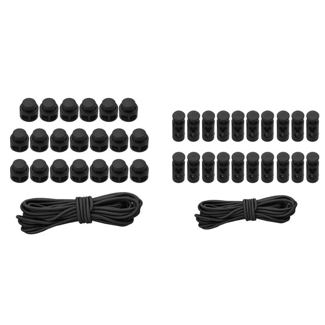 40 Uds. de Candados de Cordón de Plástico, 10 Pies, Ropa, , Palanca