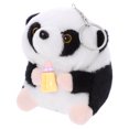 thumbnail image 4 of KAKOWELY Llavero de muñeco de panda pequeño, figura de peluche de dibujos animados, llavero de panda de peluche, 4 of 4
