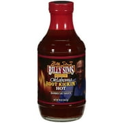 Billy Sims Boot Kickin Ht Bbq Sauce 20oz