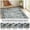 Gray tone, variant on Washable Vintage Traditional Distressed Indoor Foldable Thin Retro Accent Non-Slip Area Rug Carpet Mat for Living Room Bedroom and Office