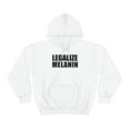 thumbnail image 2 of Legalize Melanin Unisex Hoodie, S-5XL Black Power Black Pride, 2 of 5