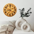 thumbnail image 6 of Peanut Butter Clock Caramel Cake Treat 10-Inch Silent Wooden Wall Clock, Battery Operated (AA Batteries Not Included), Artistic Home Decor, 6 of 7