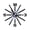 Black, variant on Partheme 16 Inch DIY Roman Numbers Acrylic Mirror Wall Sticker Clock, Silent Sweep Movement Customizable Shape, Home Decor Mural Decals for Living Room Bedroom Office, Silver