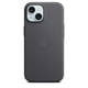 thumbnail image 1 of Funda para teléfono Apple iPhone 15 FineWoven con MagSafe Black, 1 of 7