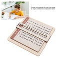 thumbnail image 4 of Multiplication Grid with Window, Slide and Learn Multiplication Grids Wooden Brain Development Viewer Window  for Kids, 4 of 7