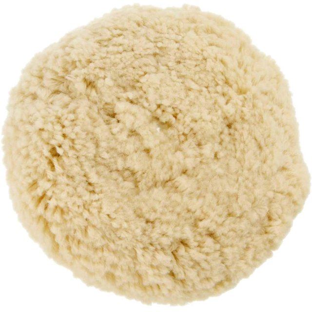 TCP Global 8" Wool Double Sided Buffing Pad for Compound Cutting and Polishing