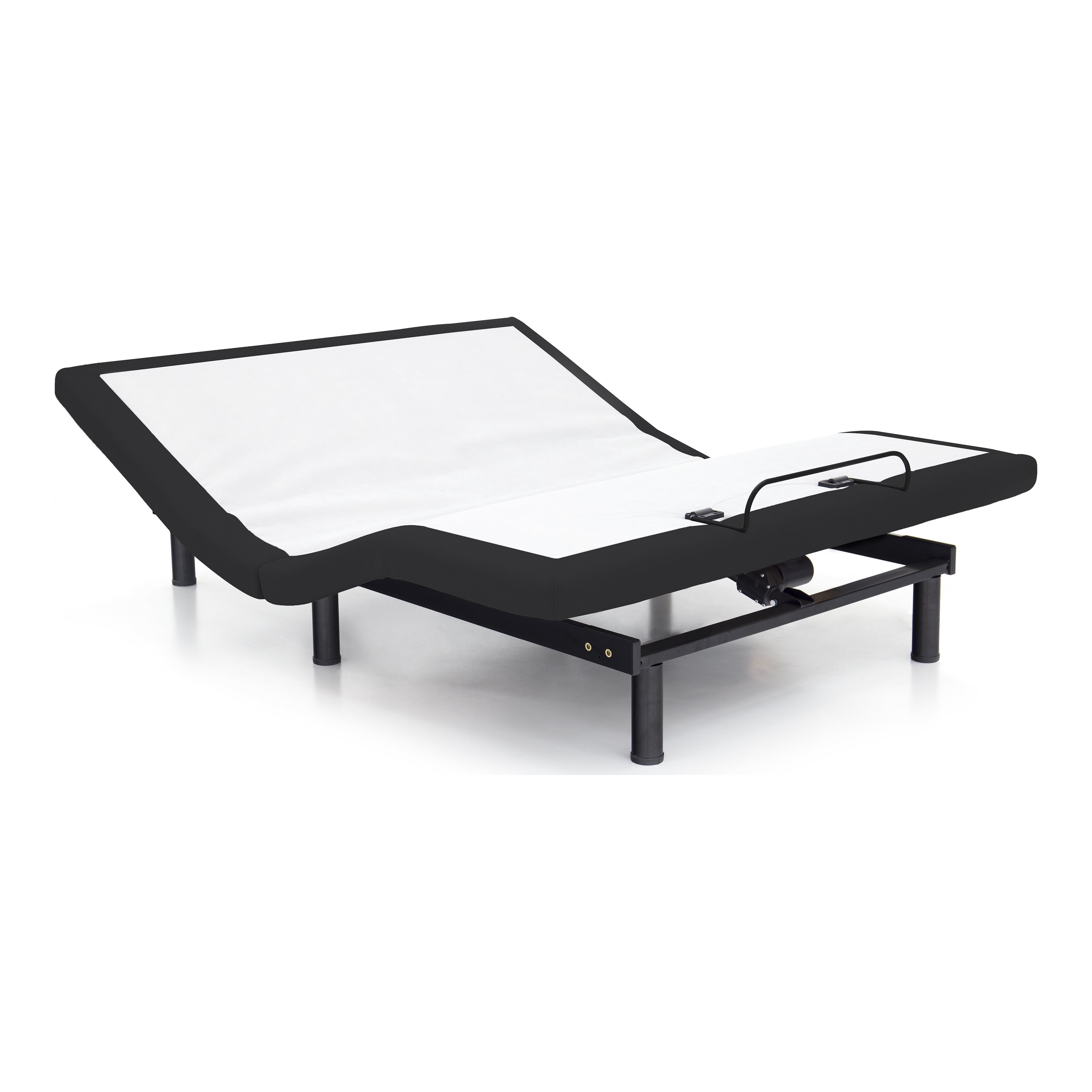 Furniture of America Kavinda Metal Queen Adjustable Bed Base Frame with Remote, White