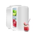 thumbnail image 2 of Simple Deluxe Mini-Frigo Portable, Réfrigérateur Compact 4 L/6 Canettes Refroidisseur et Réchauffeur pour Soins de la Peau, Cosmétiques, Boissons, Aliments, pour Chambre, Blanc, 2 of 4