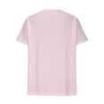 thumbnail image 5 of bnaln Summer Tops for Women Sale V Neck Short Sleeve Shirts Gradient Printed Casual T-Shirts Dressy Blouses Cute Tunic Tops Loose Comfy Pullover Lightweight Blouse Plain Tees Shirt, 5 of 9