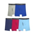 thumbnail image 5 of Fruit of the Loom Men's CoolZone Fly Assorted Boxer Briefs, 5 Pack, 5 of 5