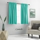 thumbnail image 2 of Cortinas DONREN Turquesa Blackout 107 x 114 cm, juego de 2, 2 of 8