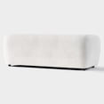 thumbnail image 5 of Furniture of America Nallia Tuxedo Style Upholstered Boucle Fabric White Sofa, 5 of 12