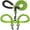 green, variant on Double dog skin tangle free, shock-absorbing bungee jump strap with padded handle, detachable pet reflective traction walking rope, suitable for medium and large dogs (25-180 pounds)