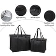 thumbnail image 3 of Laklulu - Paquete de 2 bolsas térmicas para la compra, reutilizables, con cierre térmico, plegables, para llevar alimentos calientes y fríos, 3 of 6