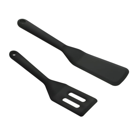 FUEENIRVA Mini Silicone Cooking Utensils Set, Nonstick, Safe for Family and Restaurant Use, 2 Pieces