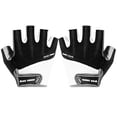 thumbnail image 1 of 1 par de guantes de ciclismo transpirables y antideslizantes, de medio dedo, talla XL (negros)., 1 of 5