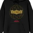 thumbnail image 2 of House of the Dragon Targaryen Crown Men's Black Sweatshirt-Small, 2 of 4