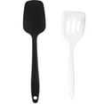 thumbnail image 1 of Juego de mini utensilios de cocina de 2 piezas: utensilios de cocina de silicona con espátulas, 1 of 5